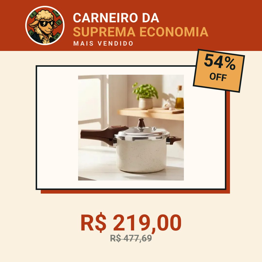 Panela De Pressão Brinox Pressure 4,2l Ø20 X 14,5 Cm Vanilla Baunilha