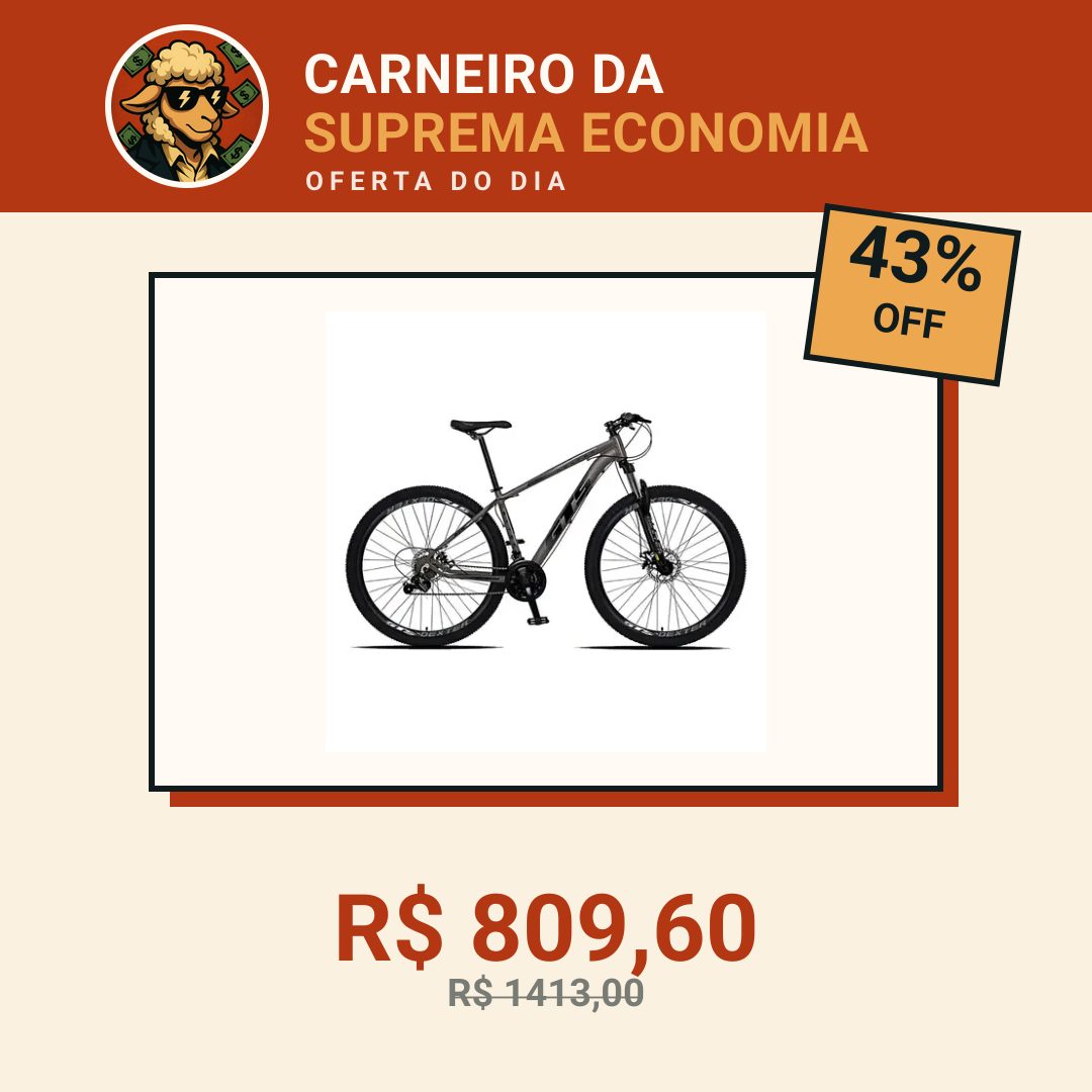 Bicicleta Aro 29 Gts Dexter 24 Marchas Freio A Disco Cor Grafite Com Preto Tamanho Do Quadro 21