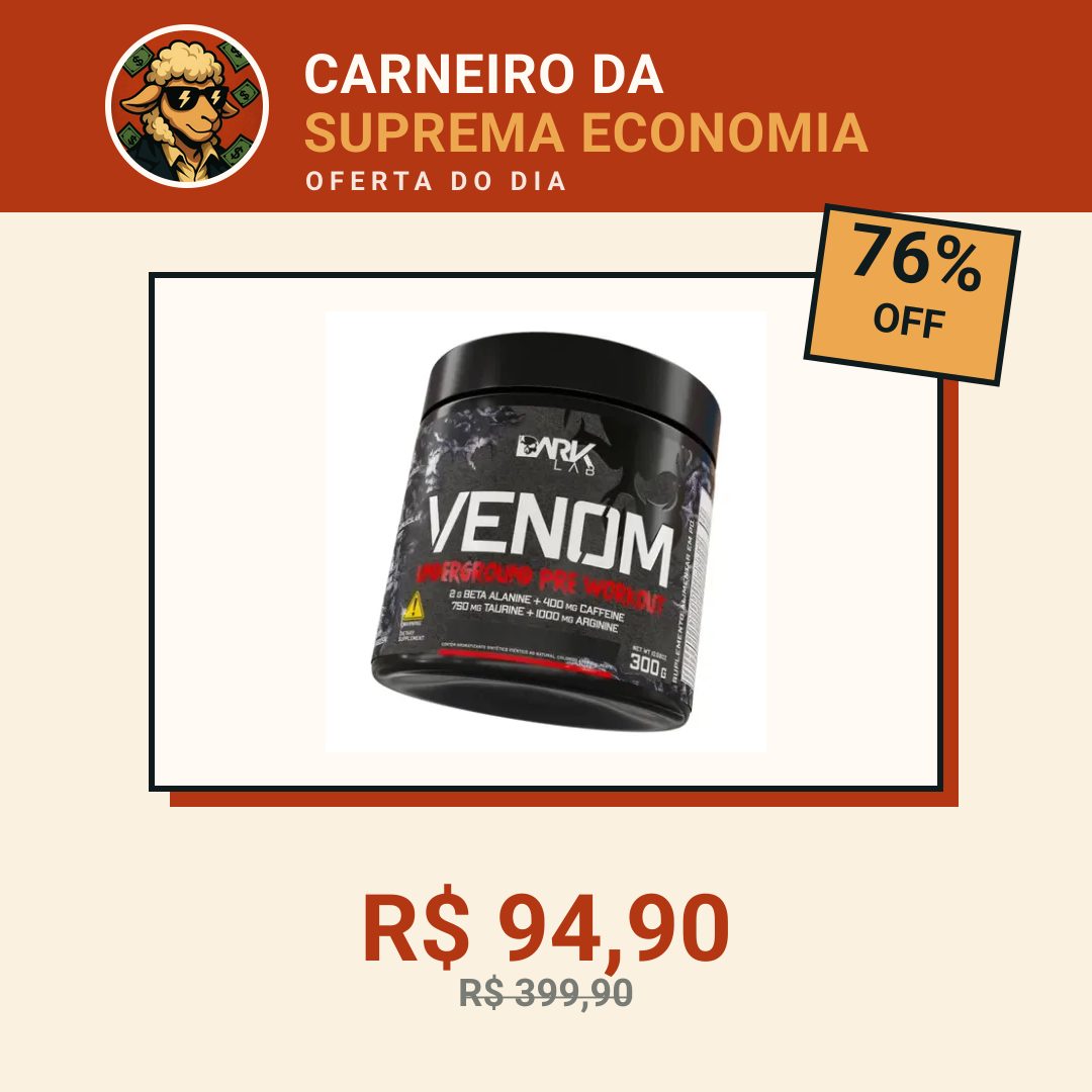 Pre Treino Venom Underground 300g Mango Loko Dark Lab