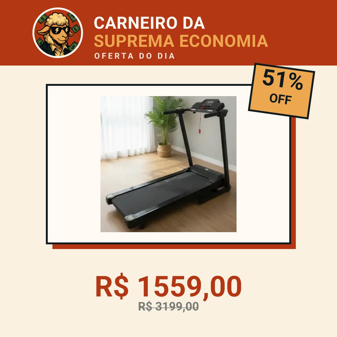 Esteira Elétrica Ergométrica Bivolt Ginastica Wct Fitness Cor Preto